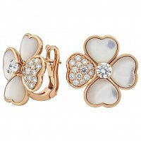 Серьги из золота 750 пробы инд 132c