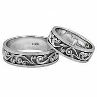 Золотое обручальное кольцо 585 пробы 120179