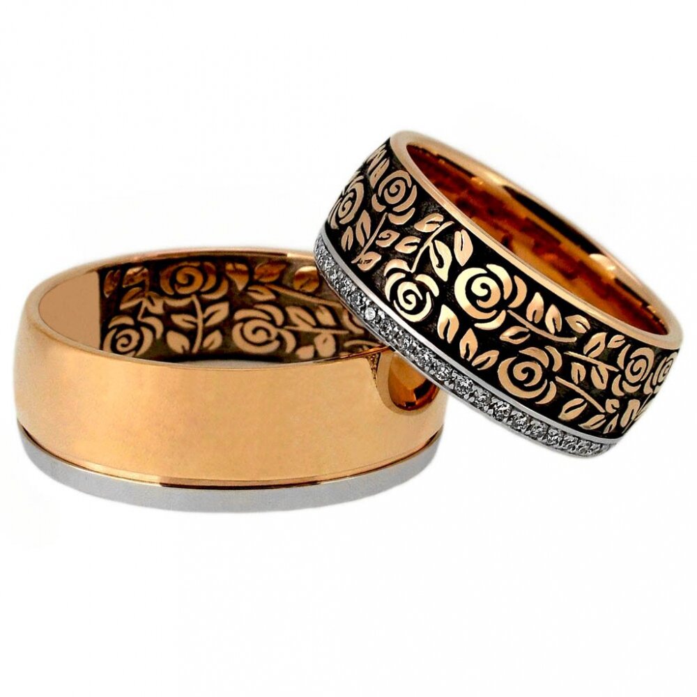 Золотое обручальное кольцо 585 пробы 170387