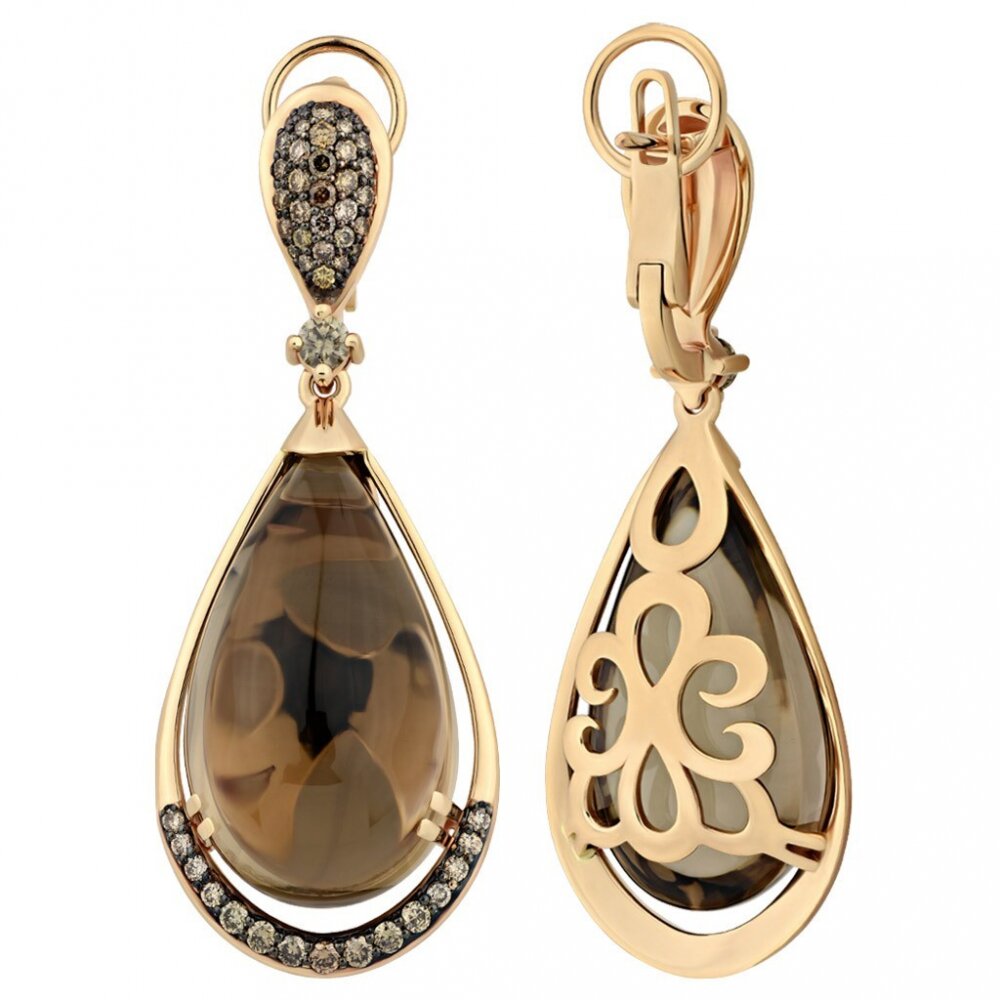 Серьги из золота 585 пробы 270284