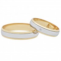 Комплект обручальных колец 585 пробы 120094