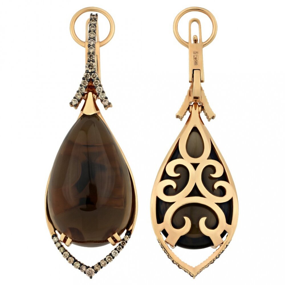 Серьги из золота 585 пробы 270285