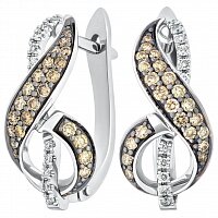 Серьги из золота 585 пробы 270002