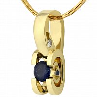 Подвеска из золота 585 пробы 470001