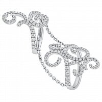 Золотое кольцо 750 пробы инд 019