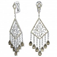 Серьги из золота 750 пробы инд 065